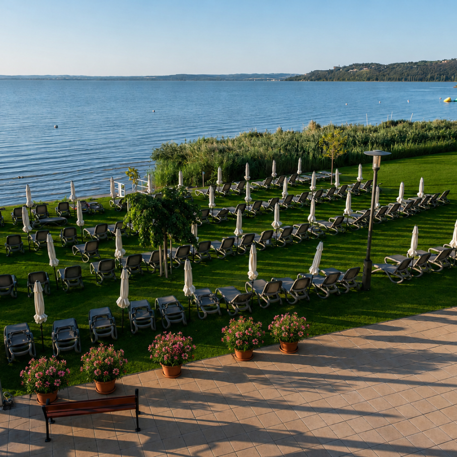 Private lake Balaton Beach