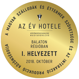 A Hónap Hotele Közönségszavazás | Balaton Régióban I. Helyezett | 2018. Oktber
